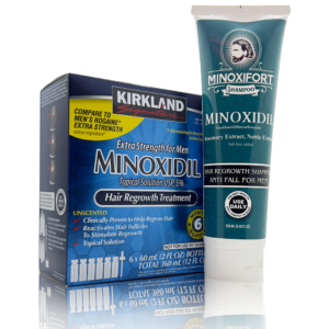 COMBO MINOXIDIL KIRKLAND y SHAMPOO MINOXIFORT