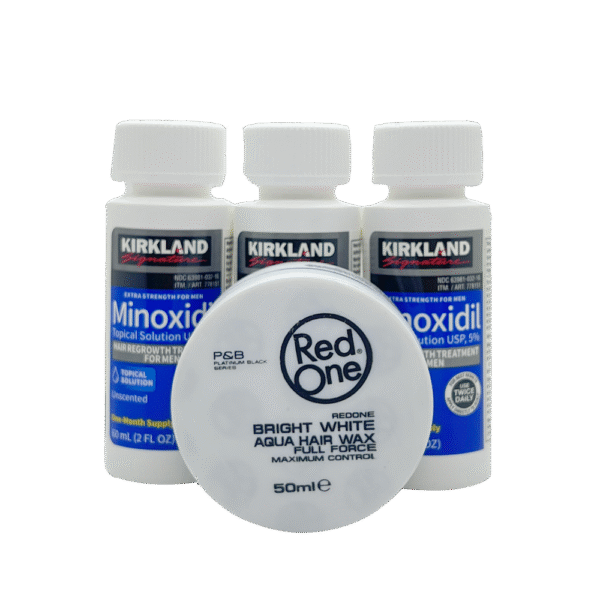 Combo: Minoxidil Kirkland + 1 Cera Red One Gratis - Imagen 3