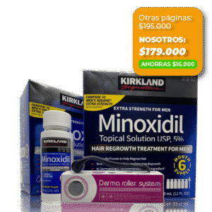 Combo Kirklandx6 Dermaroller GRATIS