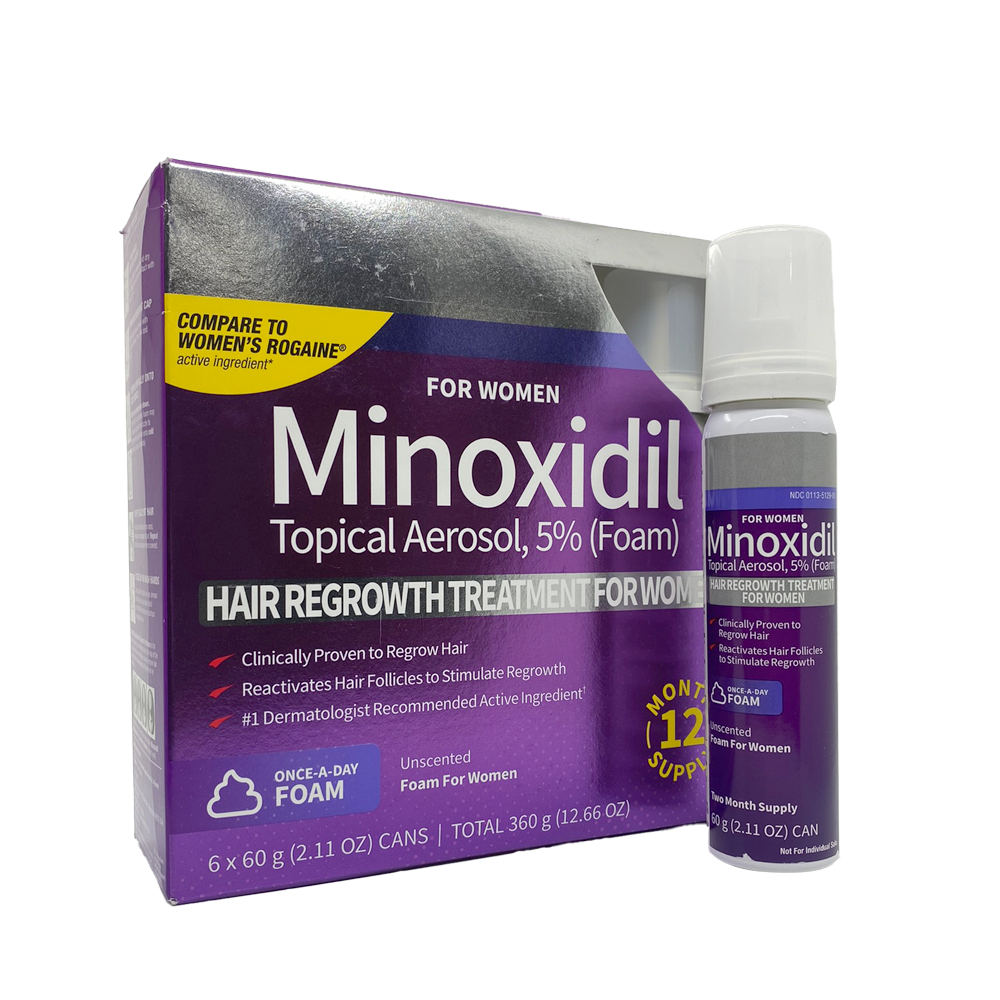 minoxidil kirkland espuma para mujer